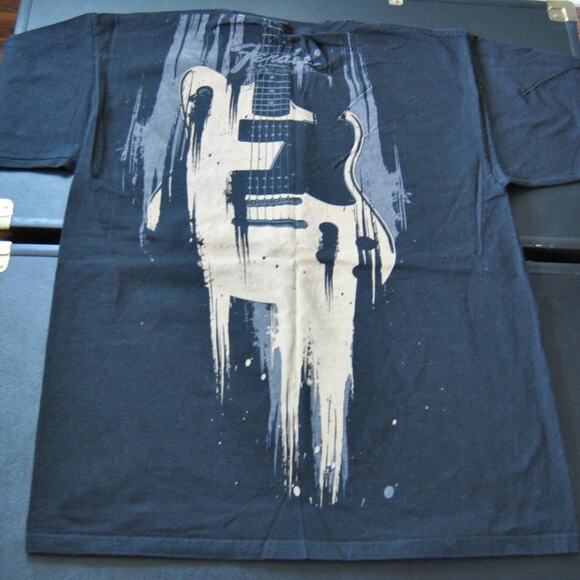 Fender Guitar Custom Shop Black Short Sleeve Shirt Large - Picture 3 of 7